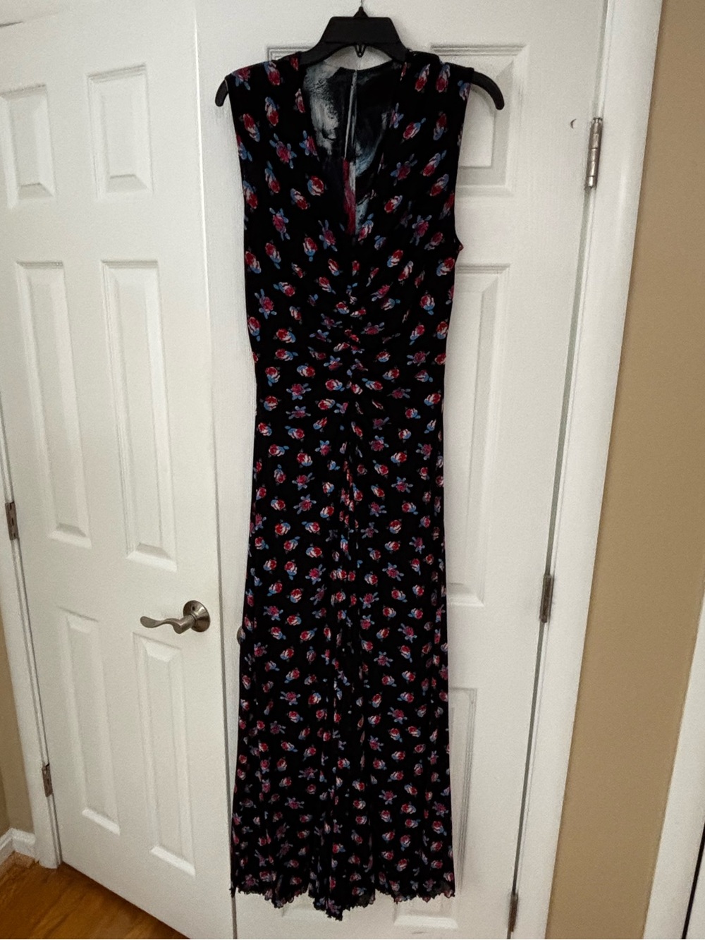 DVF L reversible maxi dress